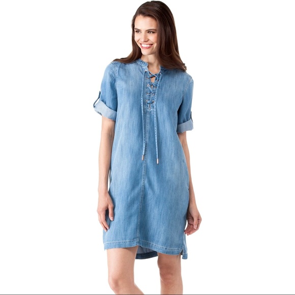 Calvin Klein Denim Dress - Picture 2 of 5